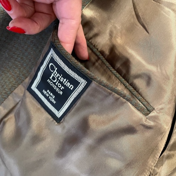 Christian Dior Suit Blazer Sz 40 Pure Wool Made in USA. Spotless! - Picture 11 of 16